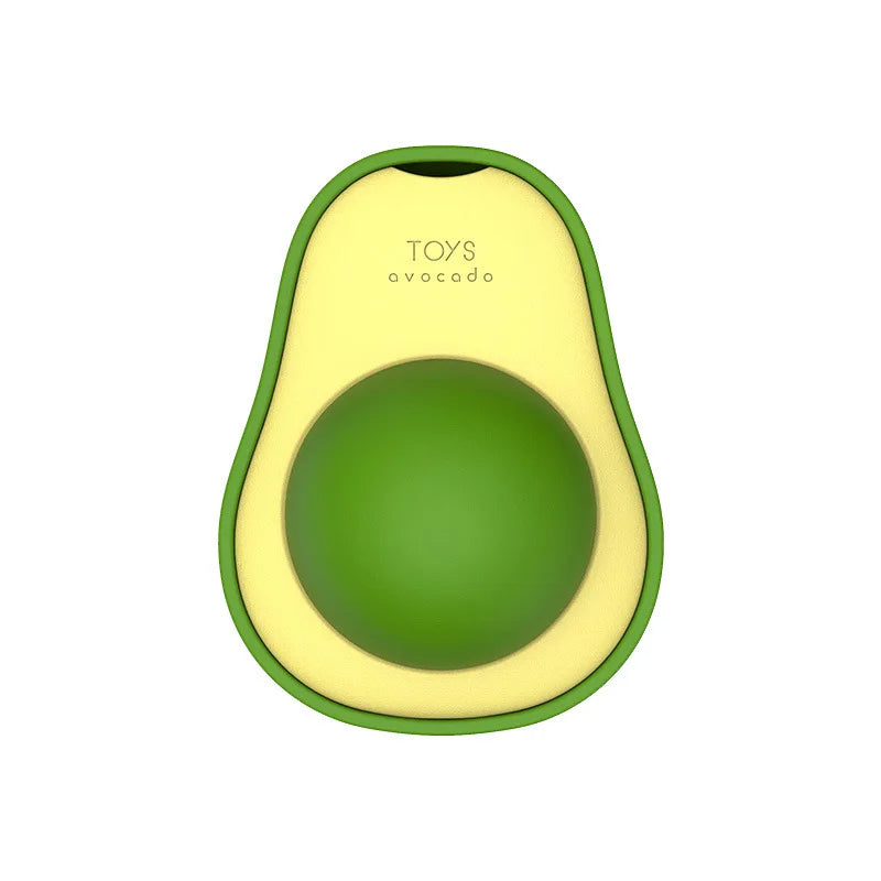 Avocado Catnip Ball Toy – Rotating Wall-Mounted Cat Treat