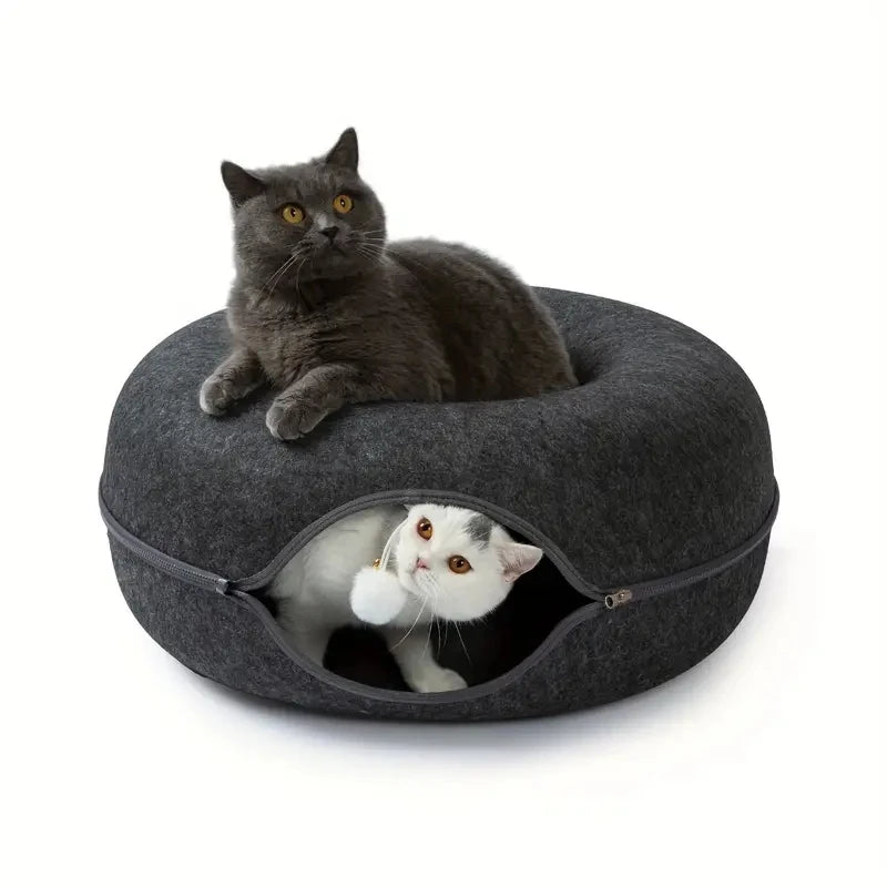 Where cozy meets sytle - Donut tunel for your cat