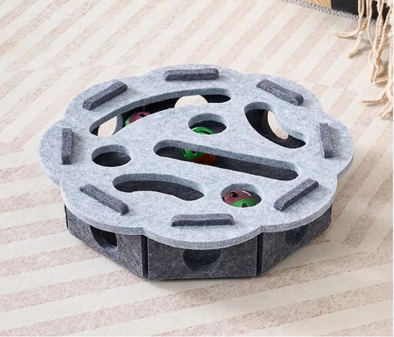 Amor Interactive Cat Toy – Scratcher, Playhouse & Ball Launcher