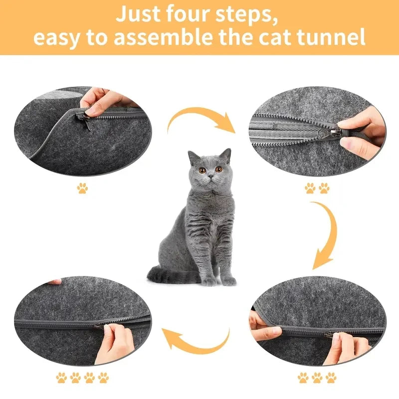 Where cozy meets sytle - Donut tunel for your cat