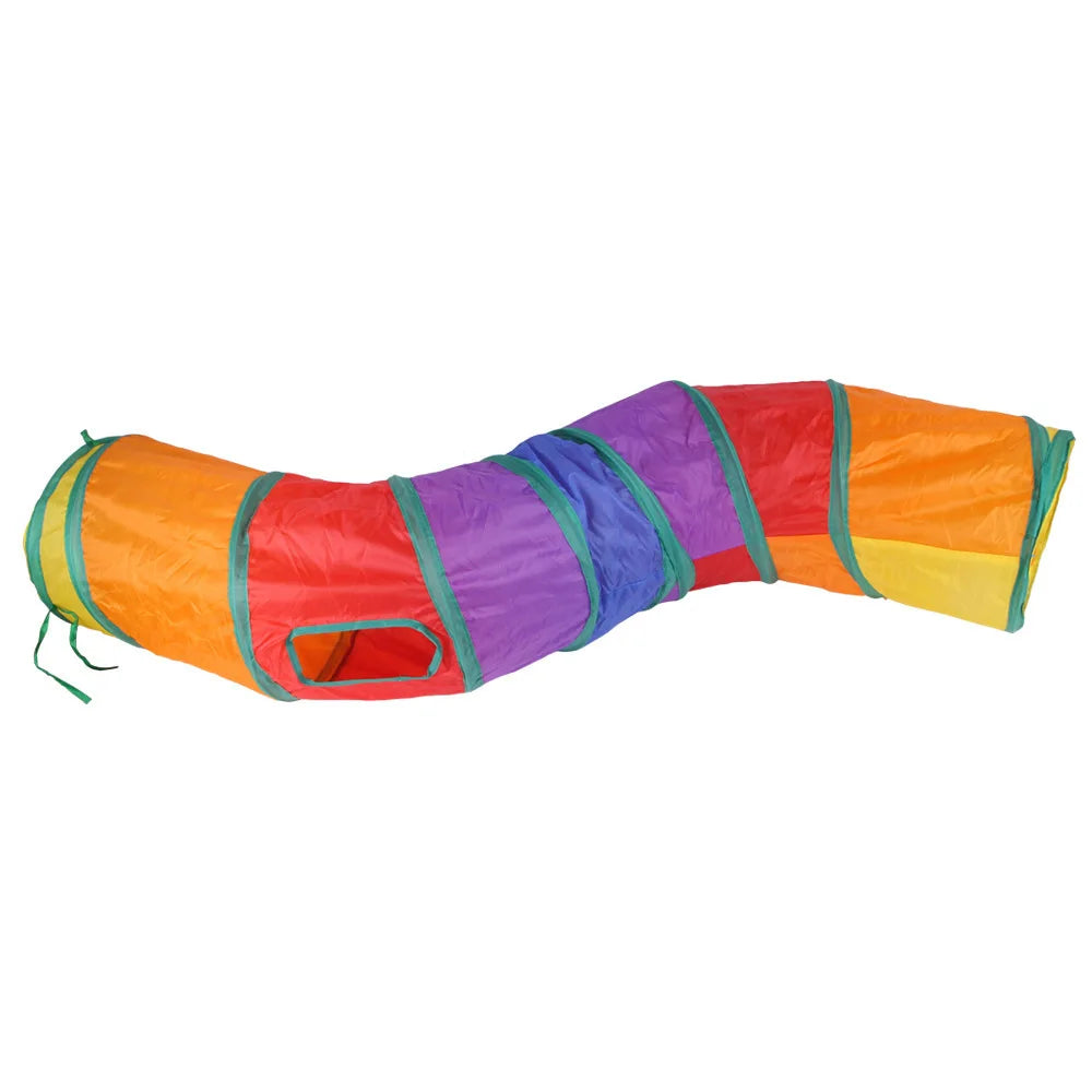 Foldable Cat Tunnel Toy – Interactive Play Tube for Indoor Pets