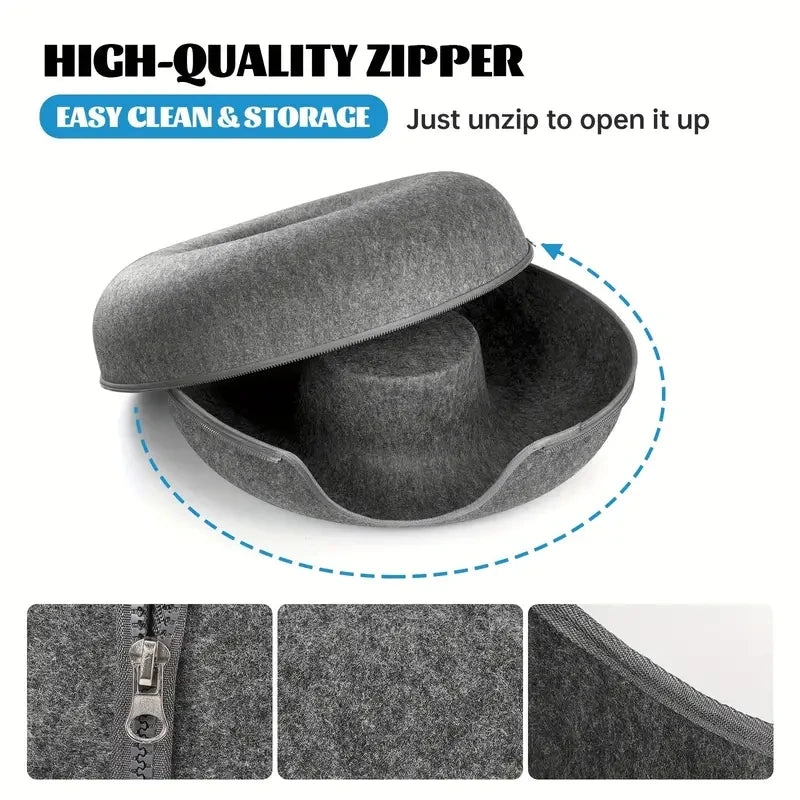 Where cozy meets sytle - Donut tunel for your cat