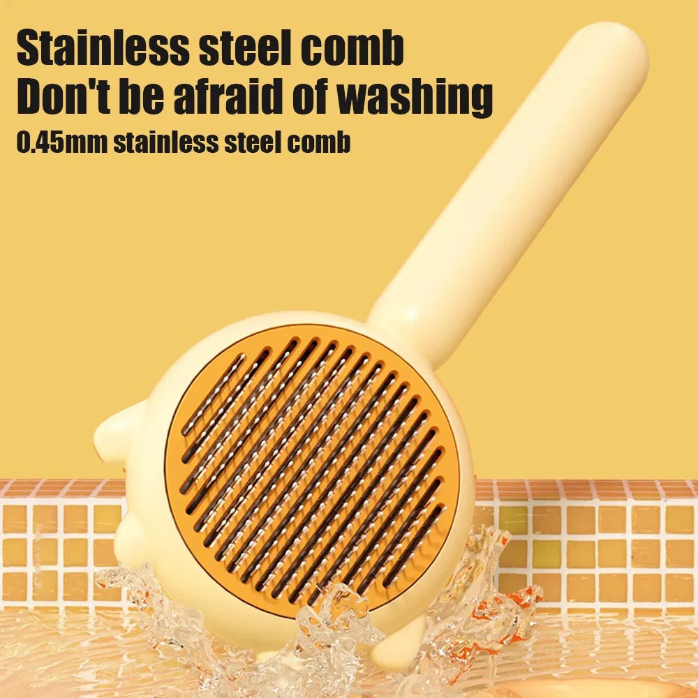 Professional Cat Slicker Brush for Long & Short Hair