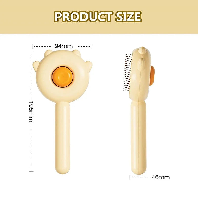 Professional Cat Slicker Brush for Long & Short Hair