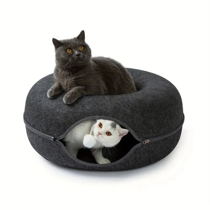 Where cozy meets sytle - Donut tunel for your cat