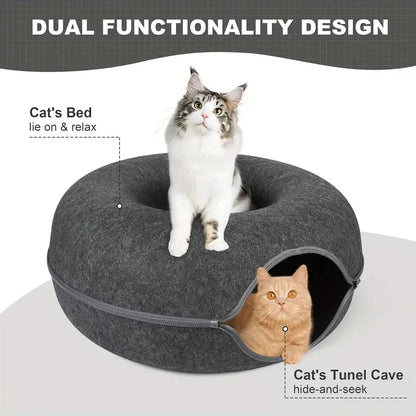 Where cozy meets sytle - Donut tunel for your cat