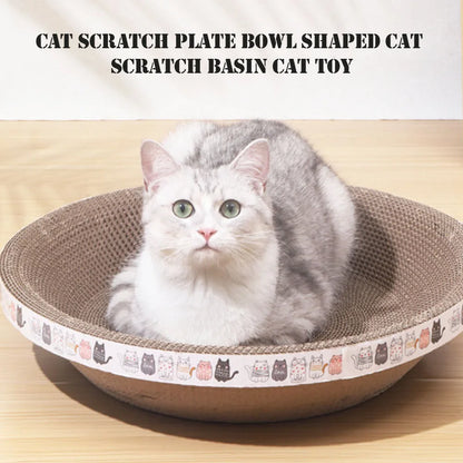 Large Cat Scratcher Lounge – Durable Corrugated Cardboard Bed